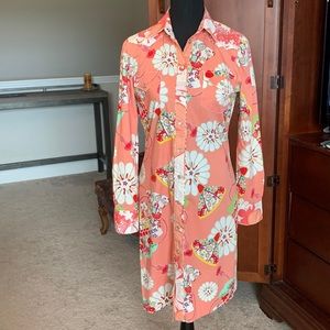 Vintage Cacharel Print Dress